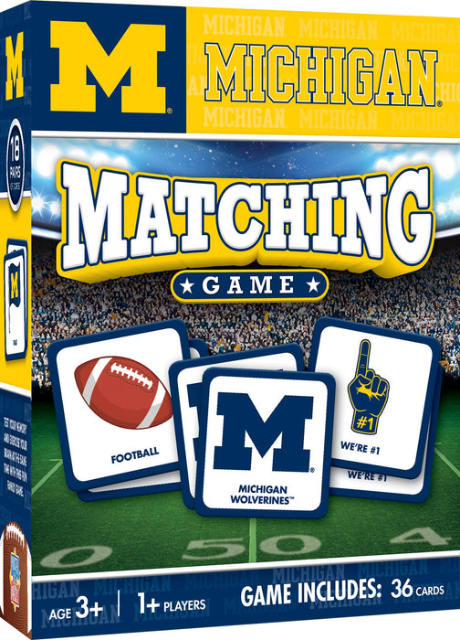 Michigan Wolverines Matching Game