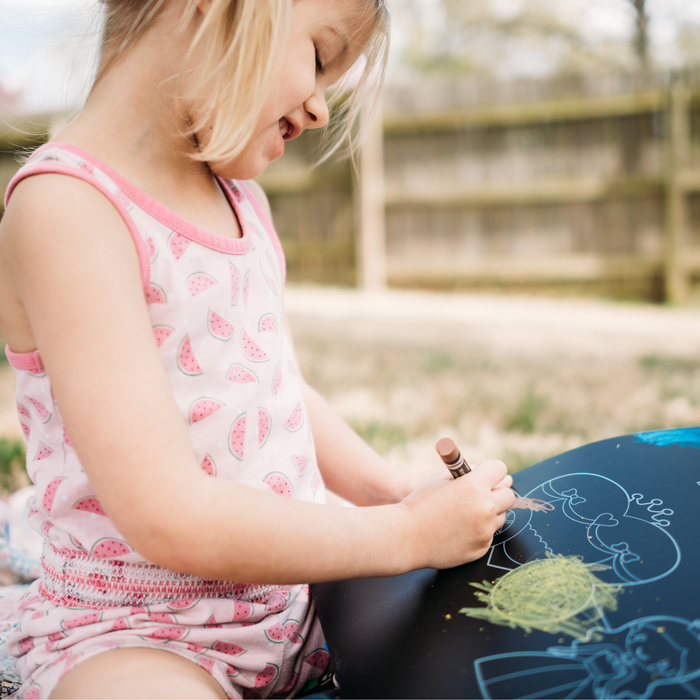Chalkboard Coloring Placemat- Princess