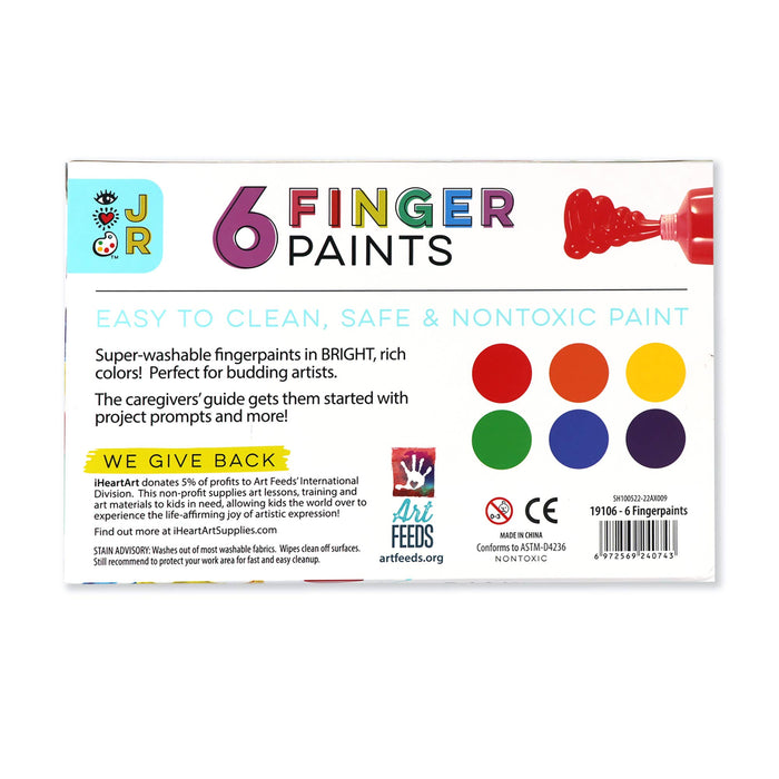 IHeartArt Jr 6 Finger Paints