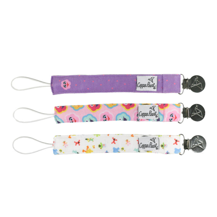 Binky Clip Set- Abby and Pals
