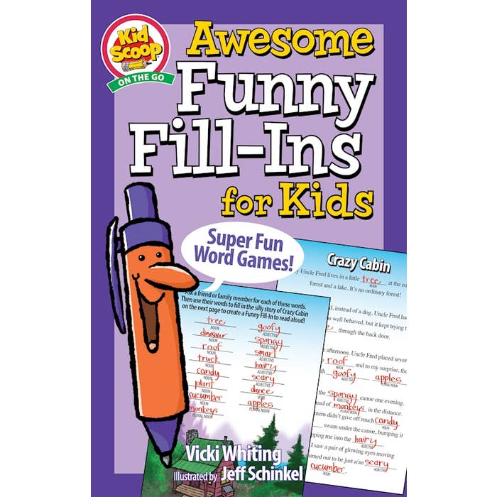 Awesome Funny Fill-Ins Activity Book