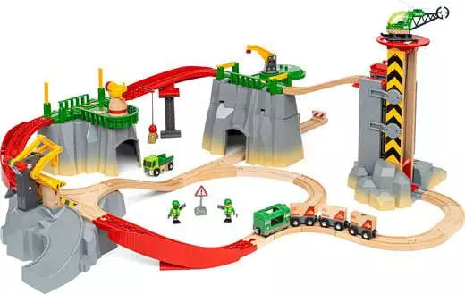 BRIO World Cargo Mountain Set