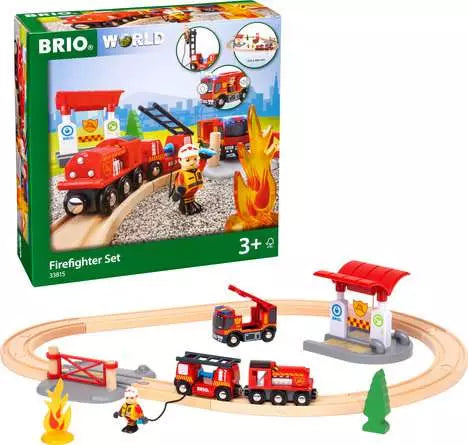 BRIO World Rescue Firefighter Set