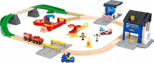 BRIO World Rescue Team Train Set