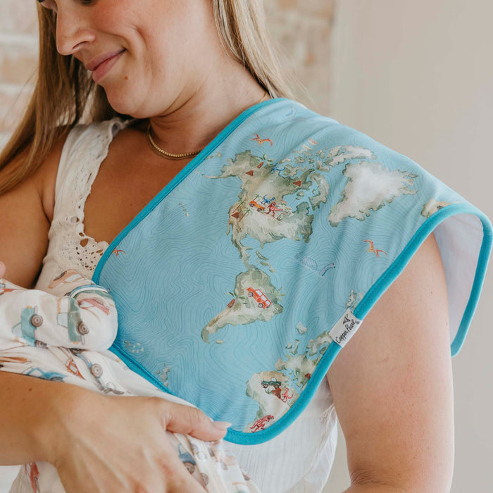 Burp Cloth 3pk - Dino Explorer