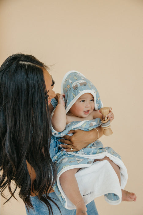Premium Baby Knit Hooded Towel - Bridger