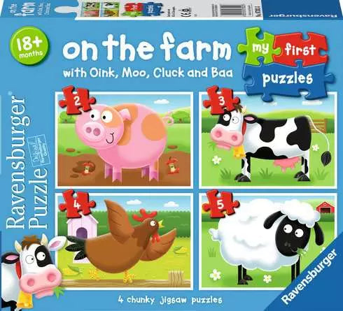 My First Puzzles On The Farm