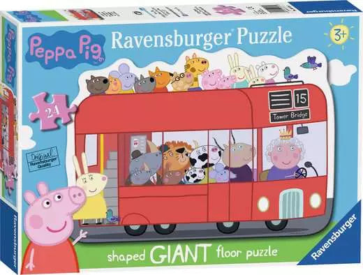 Peppa Pig London Bus 24pc Giant Floor Puzzle