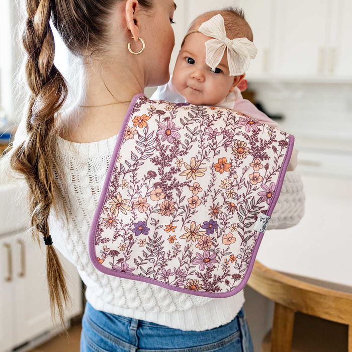 Burp Cloth 3pk- Flora