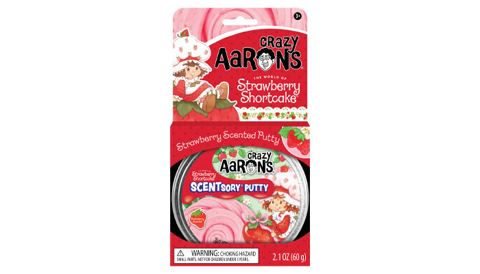 Crazy Aaron's Strawberry Shortcake Scentsory Putty 4"