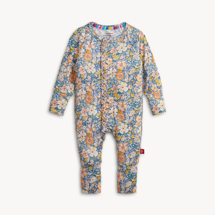 Flora Ruffle Modal Magnetic Convertible Coverall