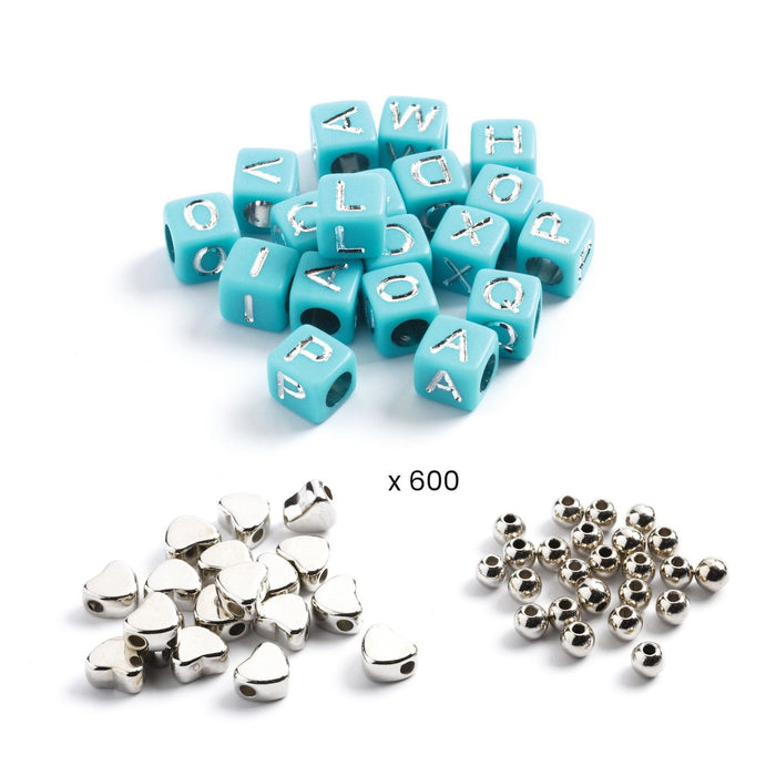 Alphabet Beads- Silver