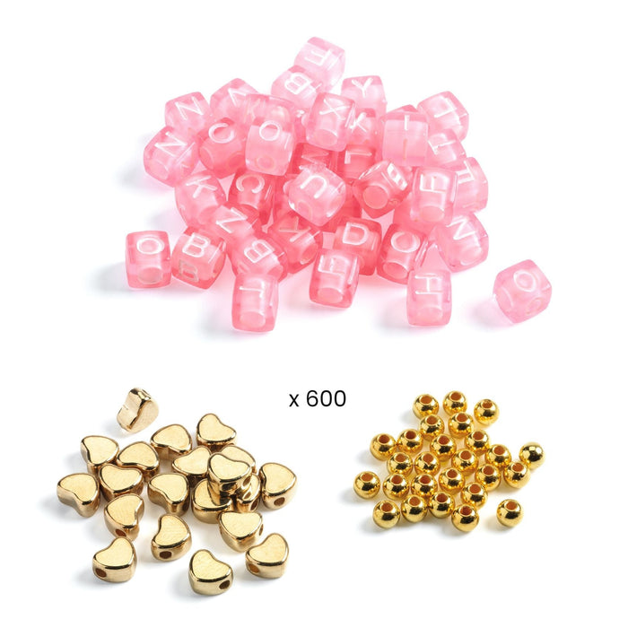 Alphabet Beads- Gold