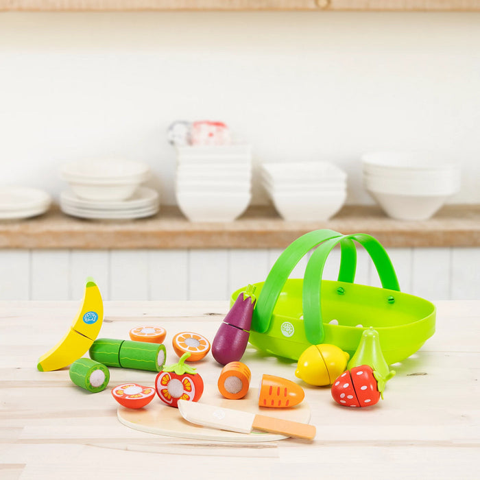 Pretendables Fruit and Veggie Basket Set