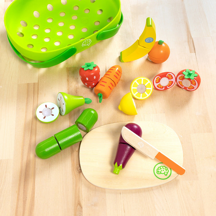 Pretendables Fruit and Veggie Basket Set