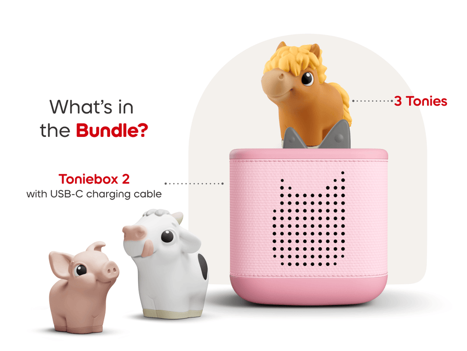 Toniebox 2 Starter Set - Cloud Pink | My First Farm