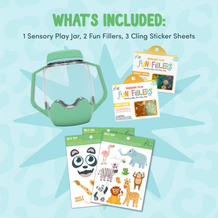 DIY Sensory Jar Gift Set- Zoo