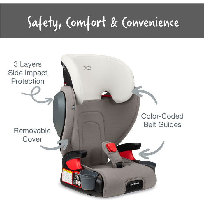 britax booster seat cover Britax Highpoint Backless Belt-Positioning Booster Seat with Safewash — Mother and Earth Kids