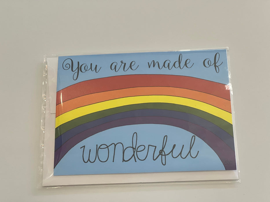 Greeting Card Wonderful Rainbow