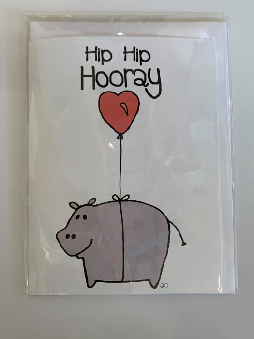 Greeting Card Hip Hip Hooray