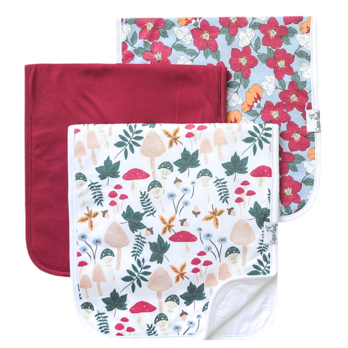 Burp Cloth 3pk- Ivy