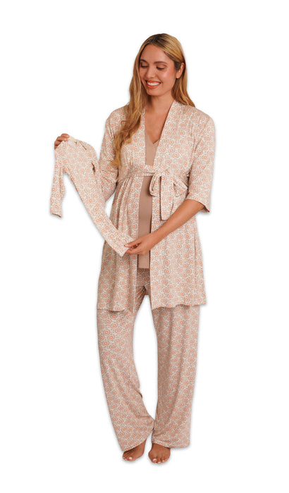 Bohemian 5 Piece Pajama Set