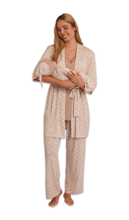 Bohemian 5 Piece Pajama Set