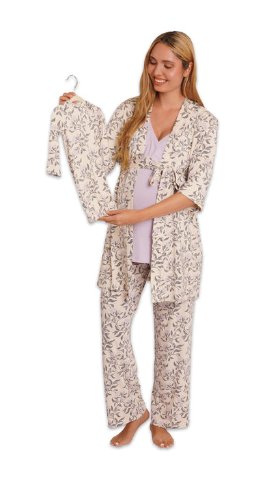Poppy 5 Piece Pajama Set