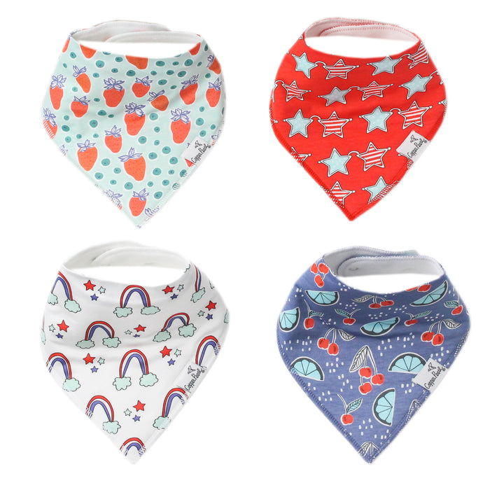 Bandana Bib 4pk- Liberty