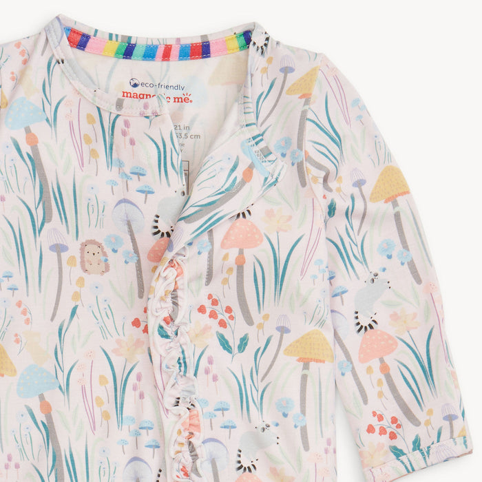 Shroom and Bloom Magnetic Ruffle Footie