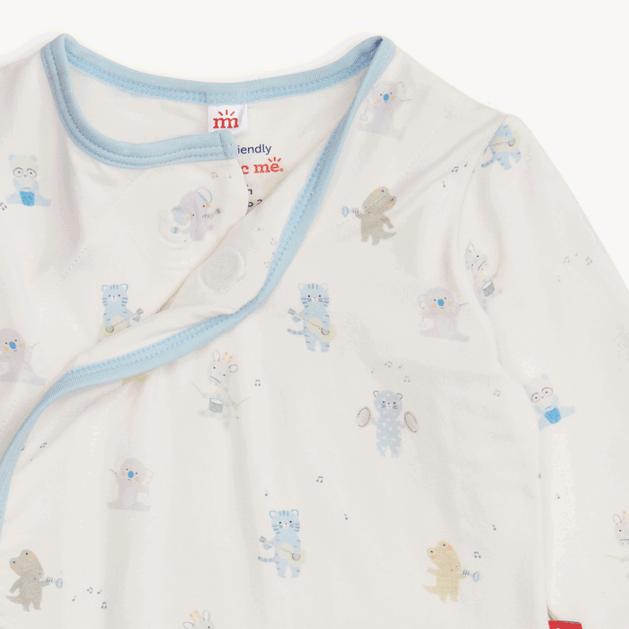 Blue Baby Beats Magnetic Kimono