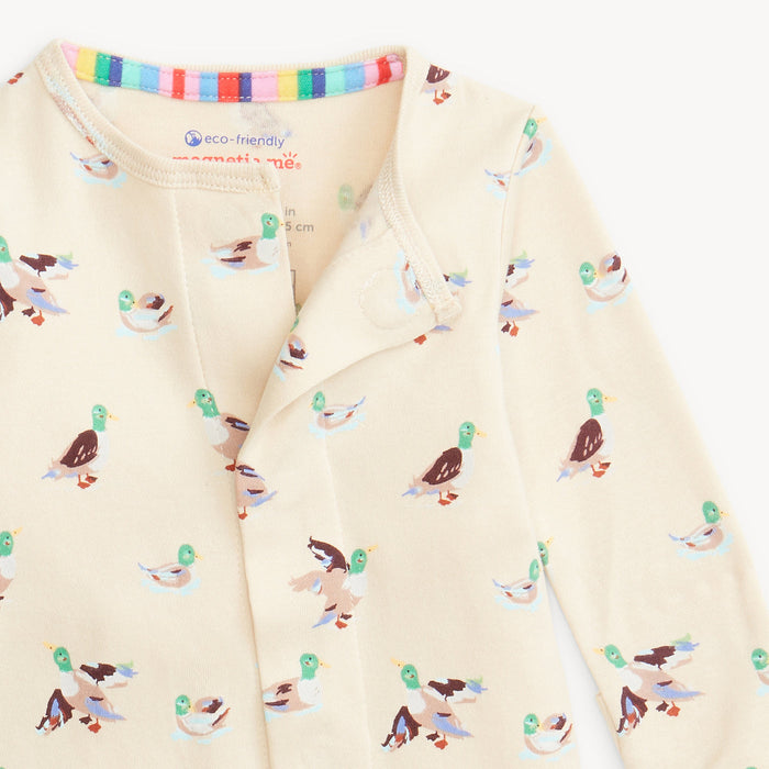 Quack Me Up Organic Cotton Magnetic Coverall
