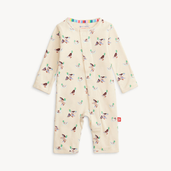 Quack Me Up Organic Cotton Magnetic Coverall