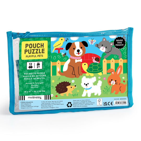 Playful Pets 12pc Pouch Puzzle