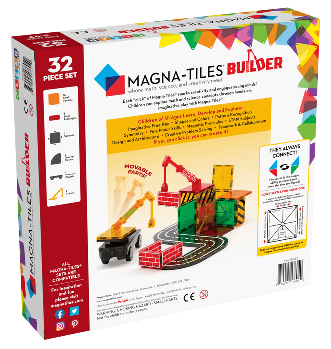 MAGNA-TILES 32 Piece Builder Set