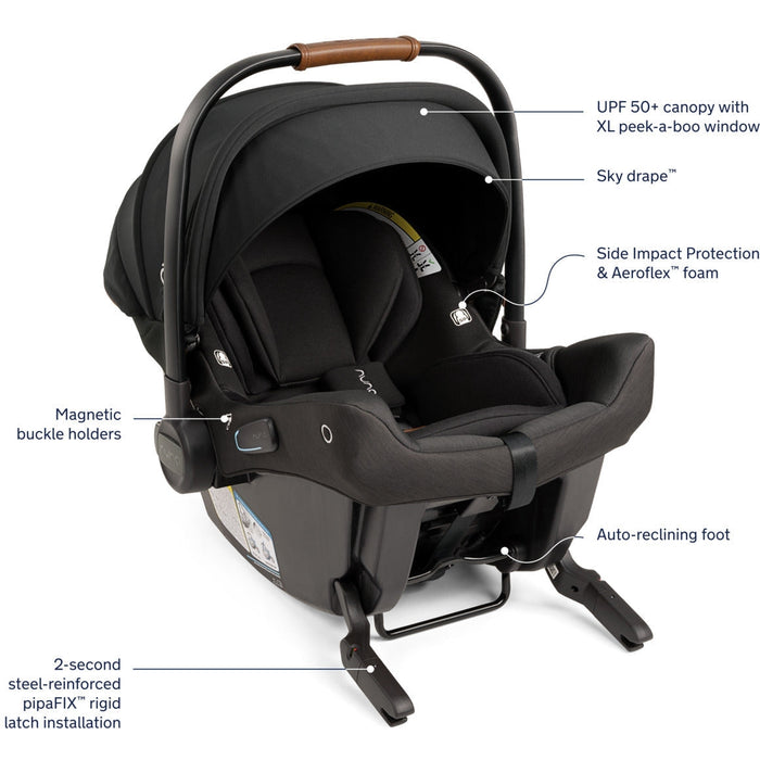 nuna mixx next stroller with mag buckle Nuna | MIXX NEXT Stroller + PIPA urbn Travel System