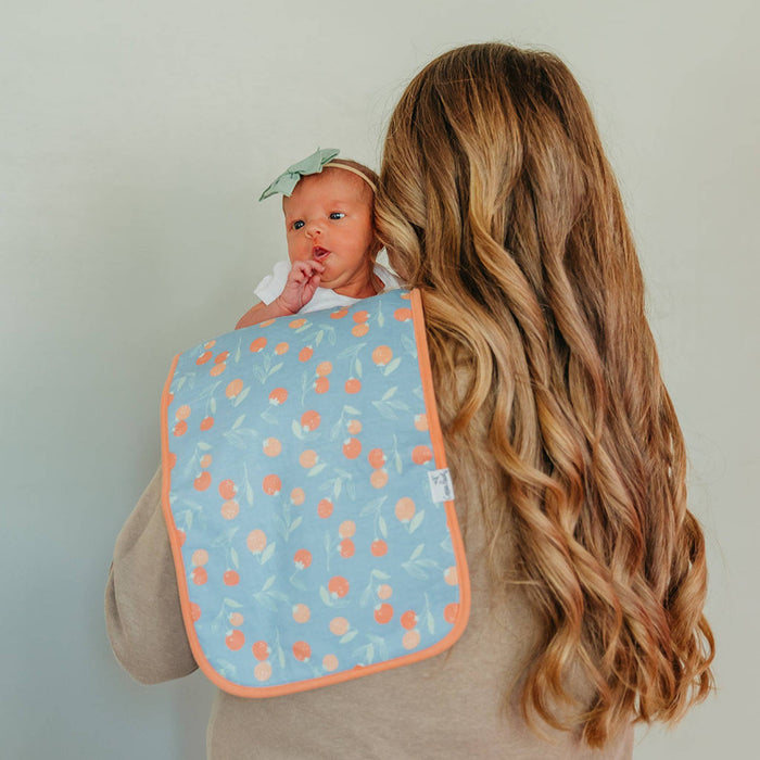 Burp Cloth 3pk- Clementine