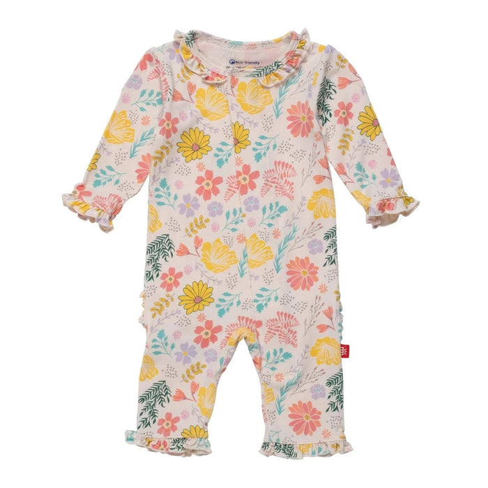 Primrose Cottage Ruched Ruffle Magnetic Coverall