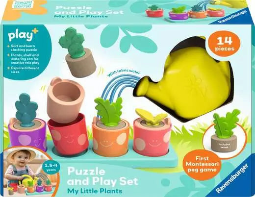 Puzzle and Play Set: My Little Plants