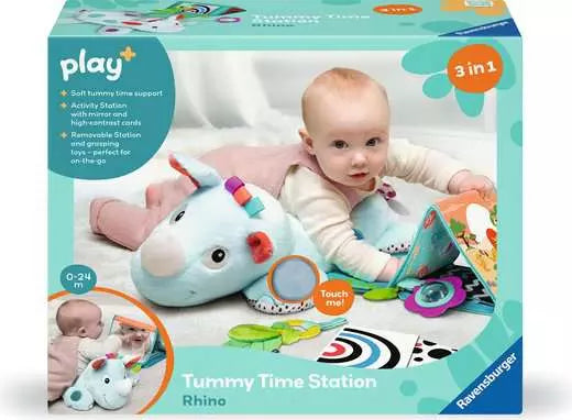 Tummy Time Activity Station- Rhino