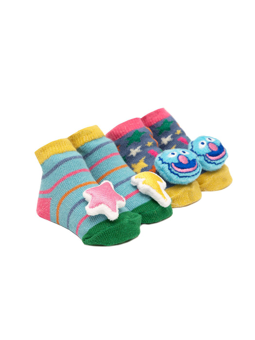 Sesame Street Baby Rattle Socks (2-pack) 0-12mo