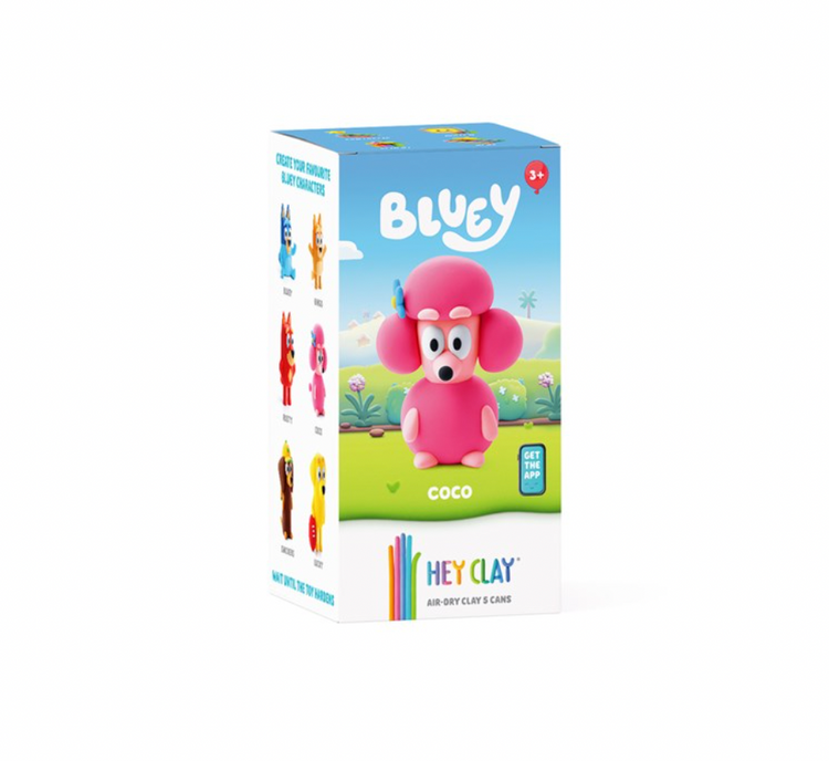 Hey Clay Bluey Single Character