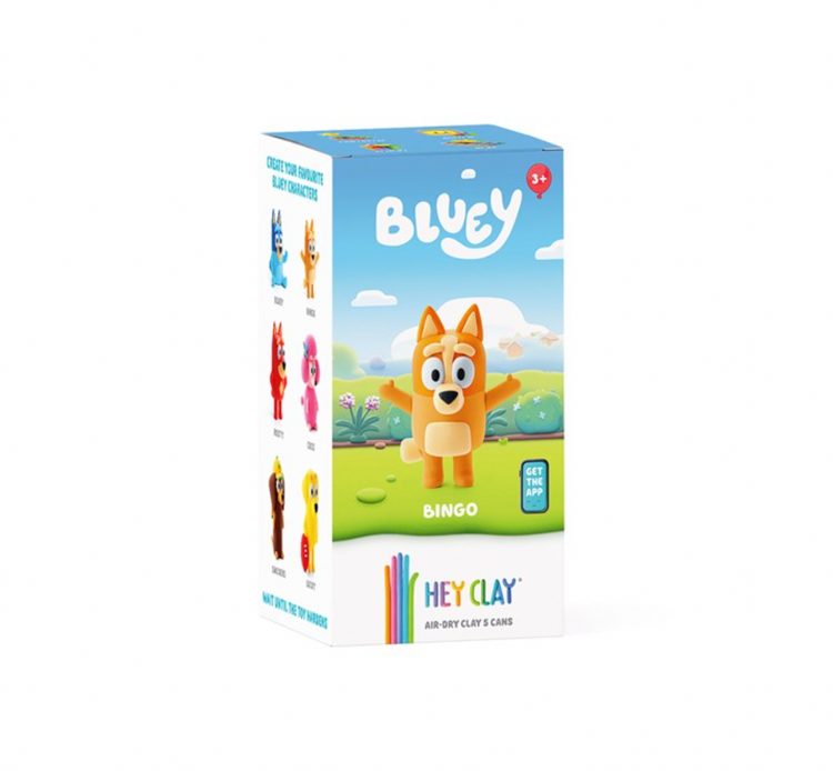 Hey Clay Bluey Single Character