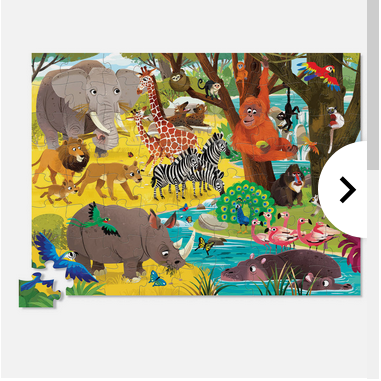 12-Piece Mini Puzzle - Jungle Friends – Crocodile Creek