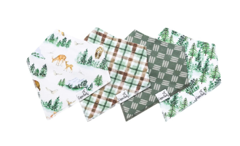 Bandana Bib 4pk- Grayson