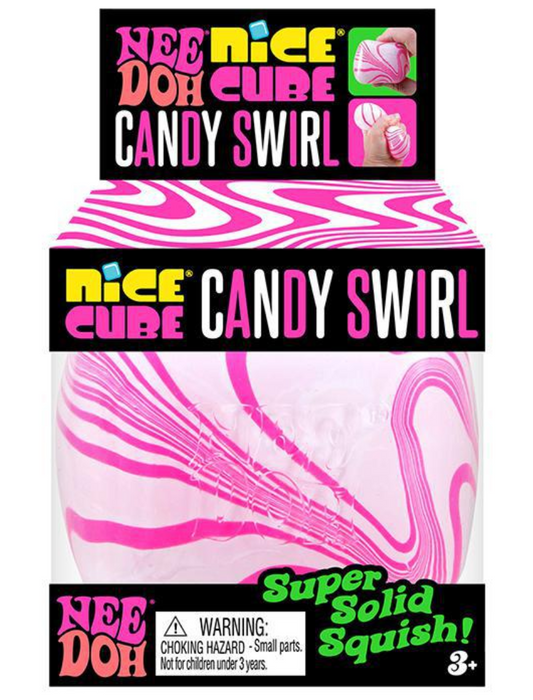 NeeDoh Candy Swirl Nice Cube