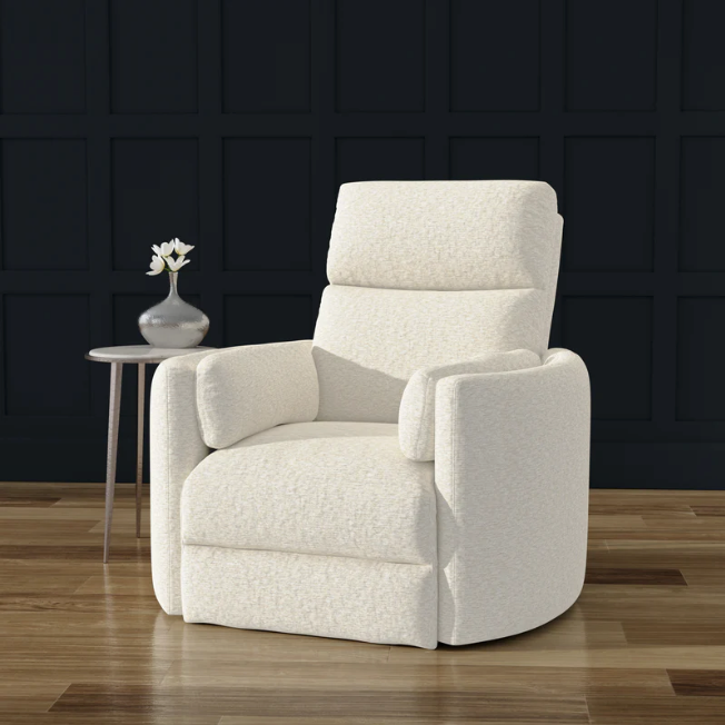 Parker House Radius Plus Swivel Glider Recliner with Power Tilt Headrest
