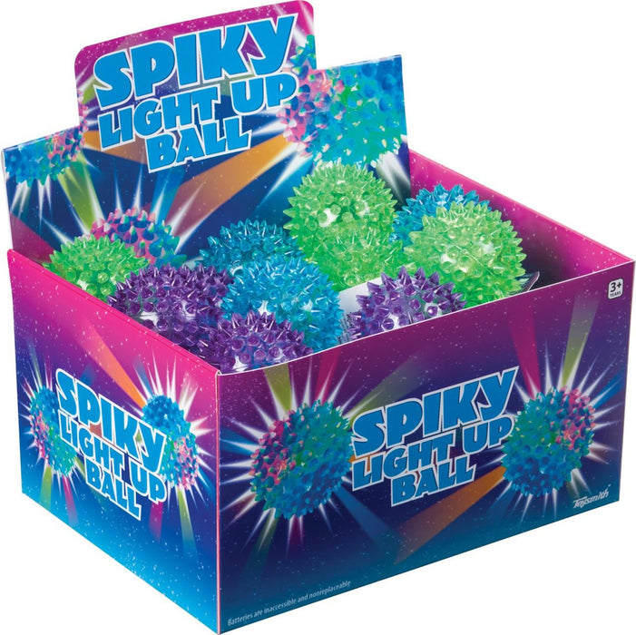 Flashing Spiky Ball (Assorted Colors)
