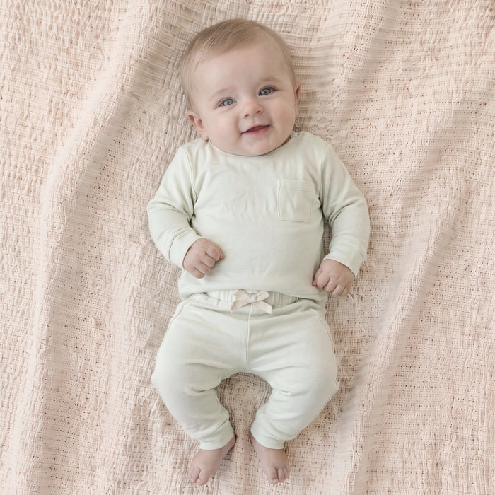 2pc Jogging Set- Spring Green