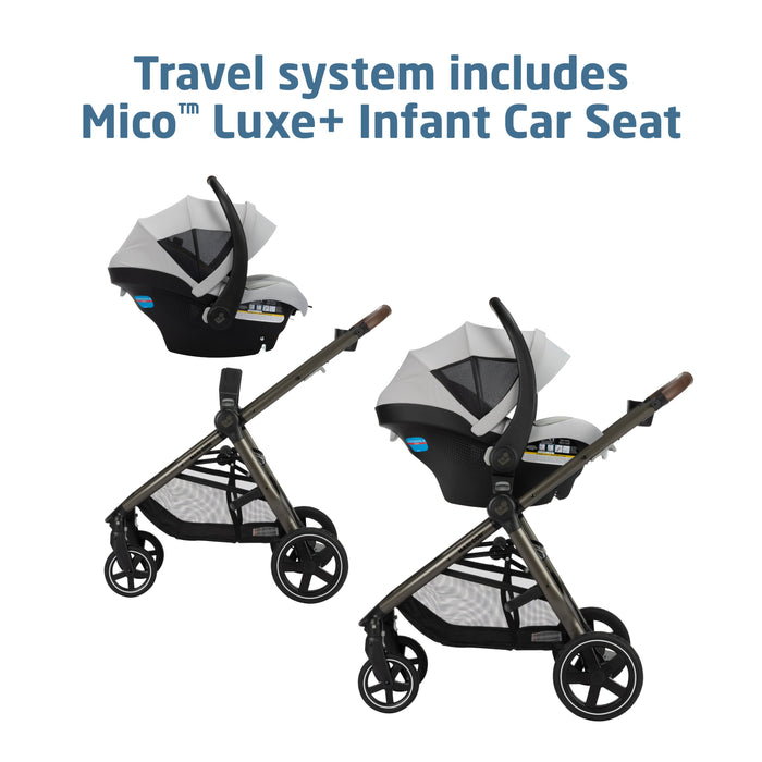 maxi cosi zelia 5 in 1 car seat Maxi-Cosi Zelia Luxe+ 5-in-1 Modular Travel System — Mother and Earth Kids